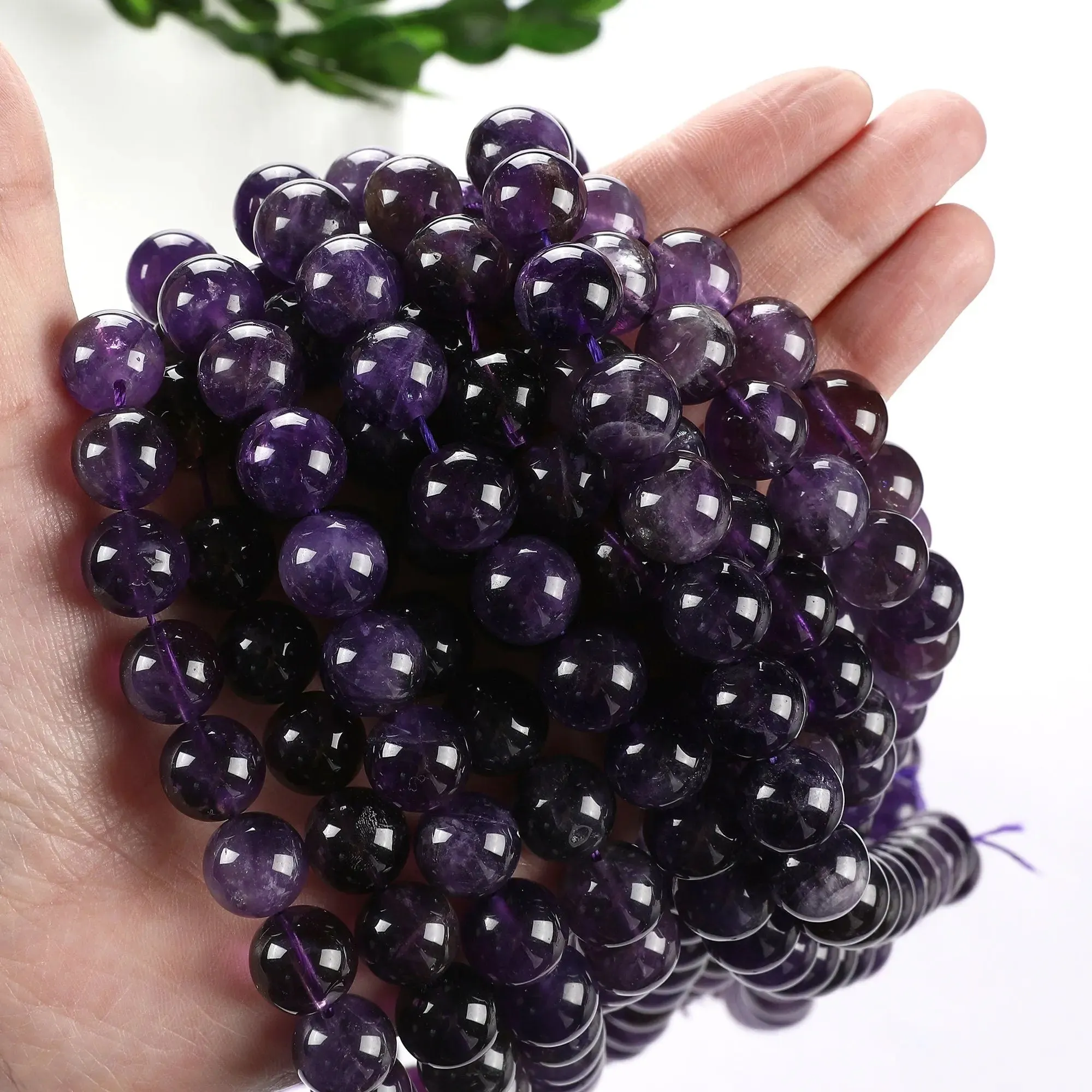 10mm Amethyst Round Gemstone Beads Plain for Jewelry Making Sold by 15.5 inch String,Amethyst Jewelry,Amethyst stones