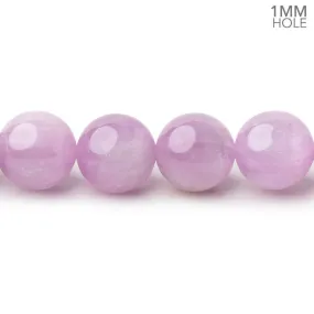 10mm Kunzite Plain Round Beads 16 inch 40 pieces 1mm hole