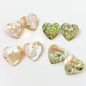 15mm Abalone Shell Hearts