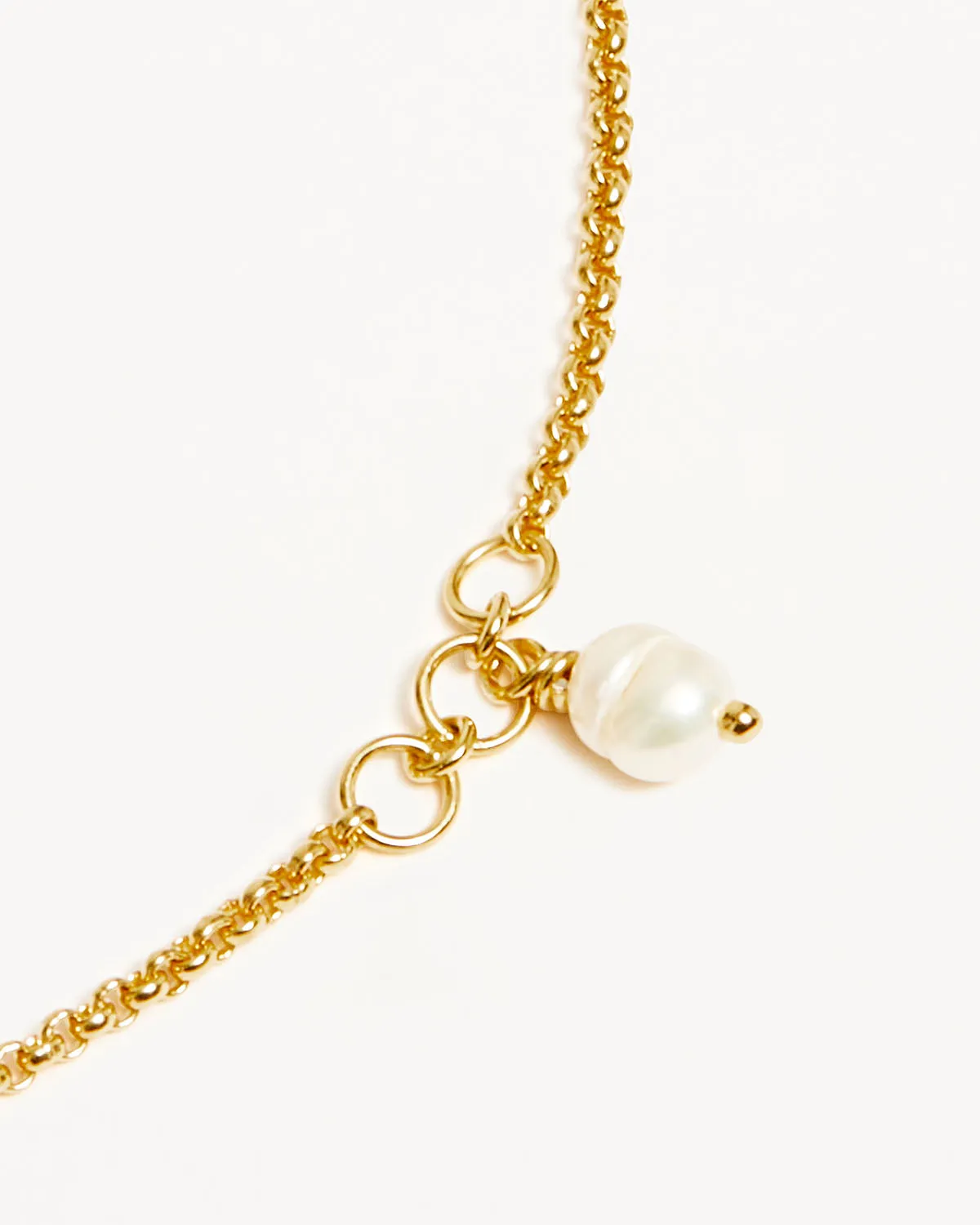 18k Gold Vermeil Grow With Grace Pearl Anklet