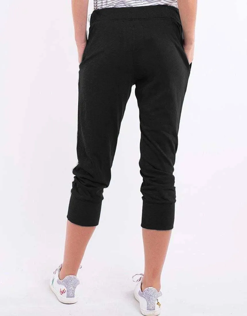 3/4 Brunch Pants - Black