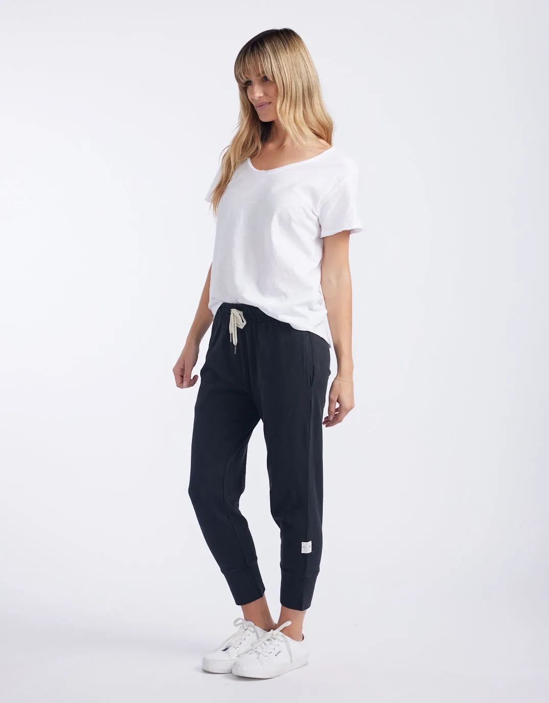 3/4 Brunch Pants - Black