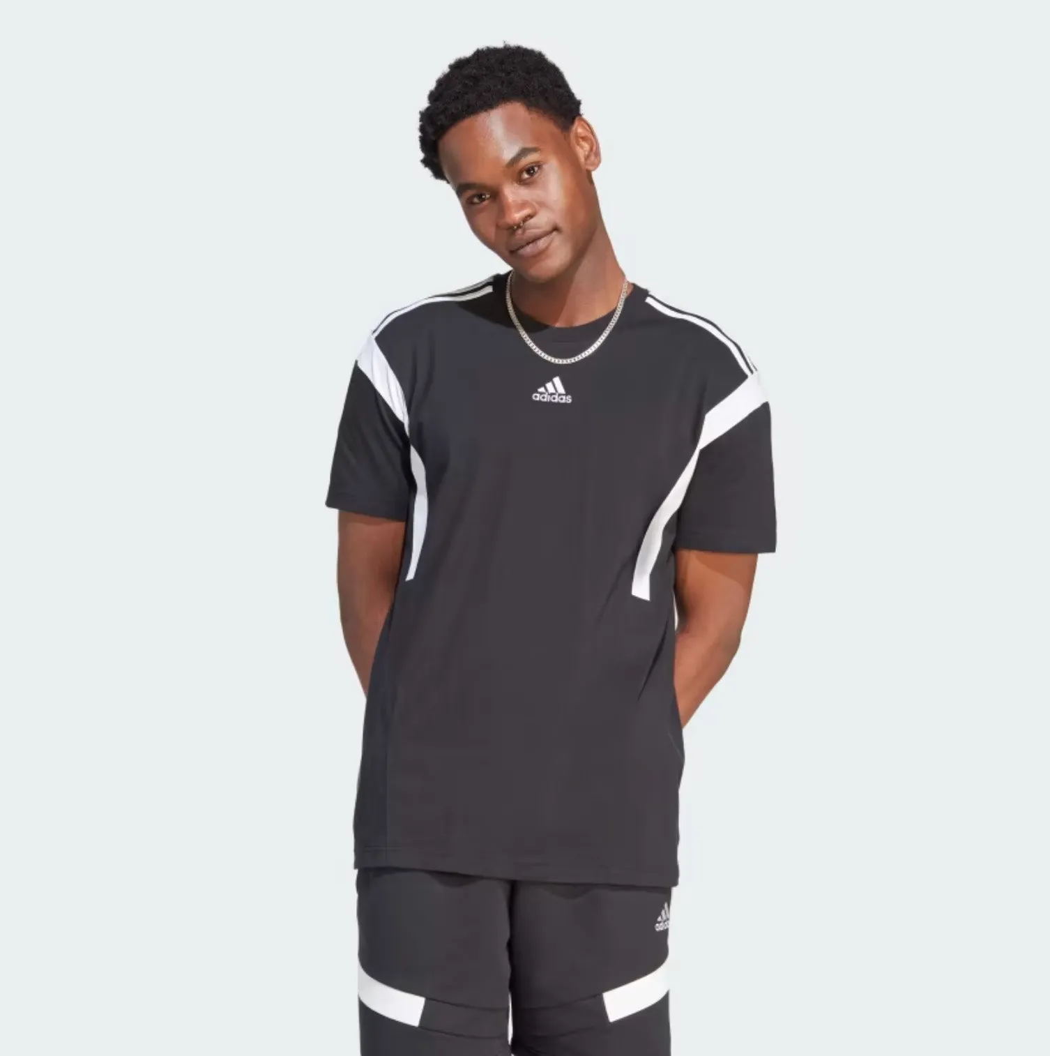 adidas - Men - Essentials CB Tee - Black/White