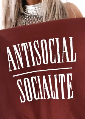 ANTISOCIAL SOCIALITE SIDE SLIT TEE