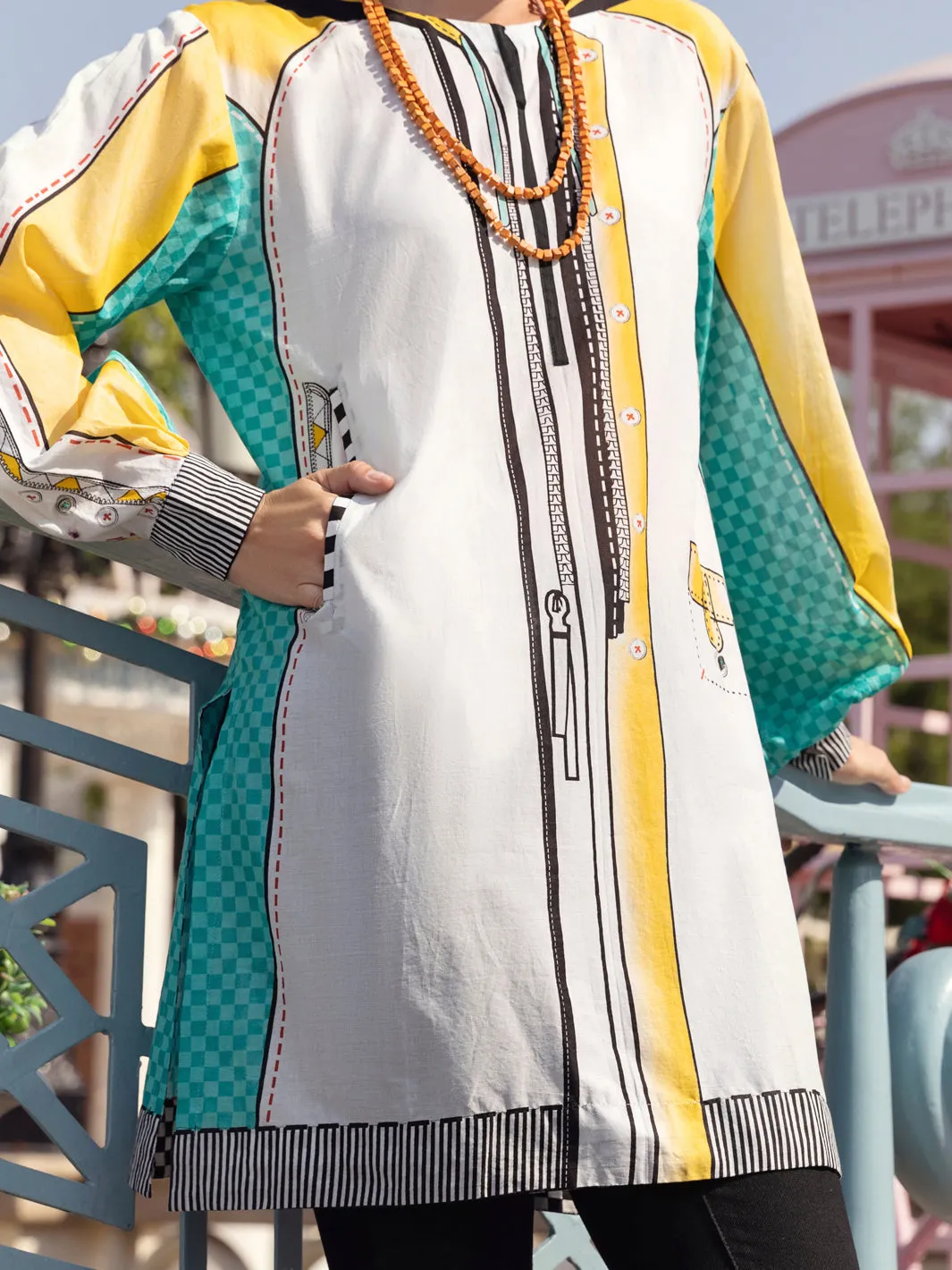 Aqua Lawn Tunic - ALP-LK-1341