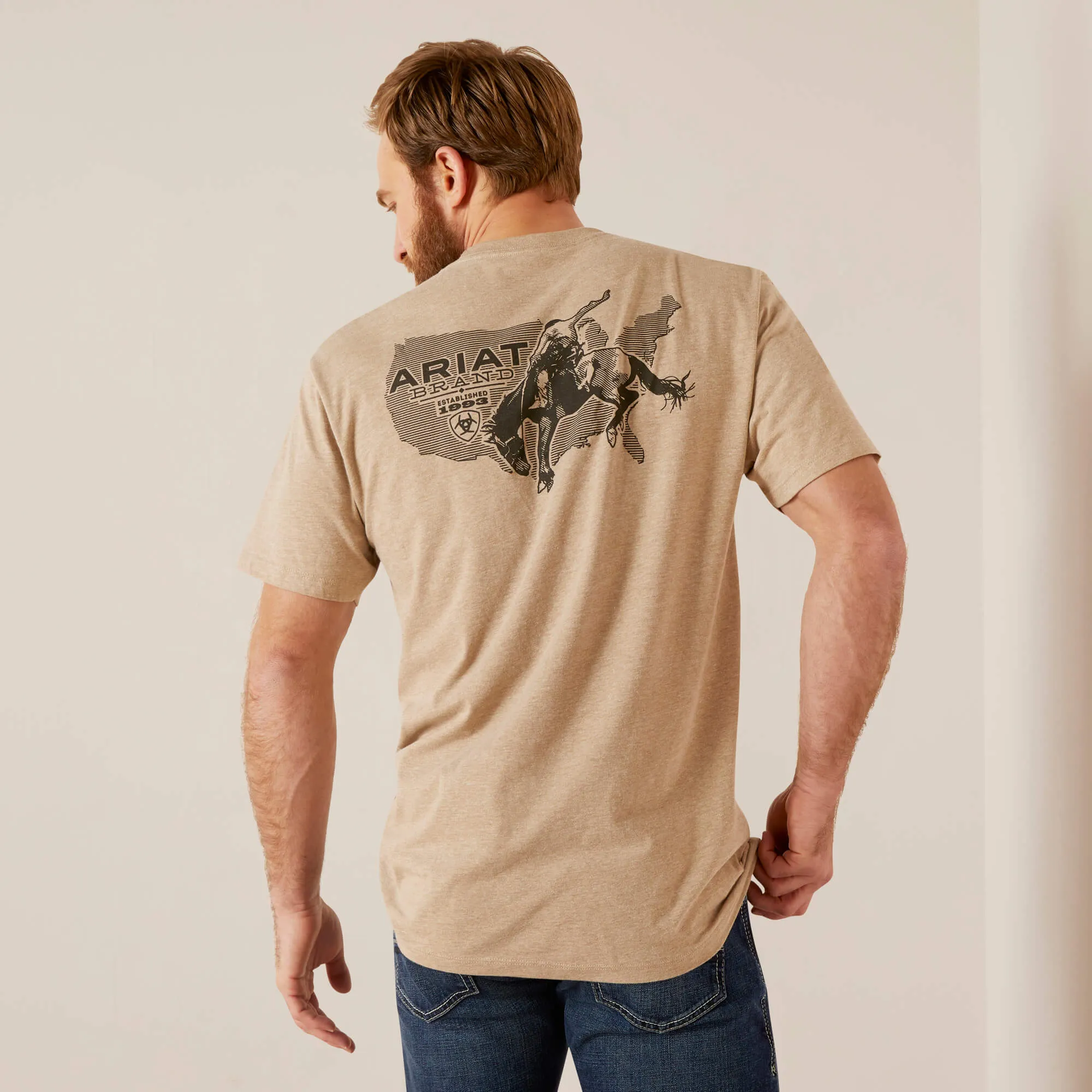 Ariat Men's USA Bronco Tee