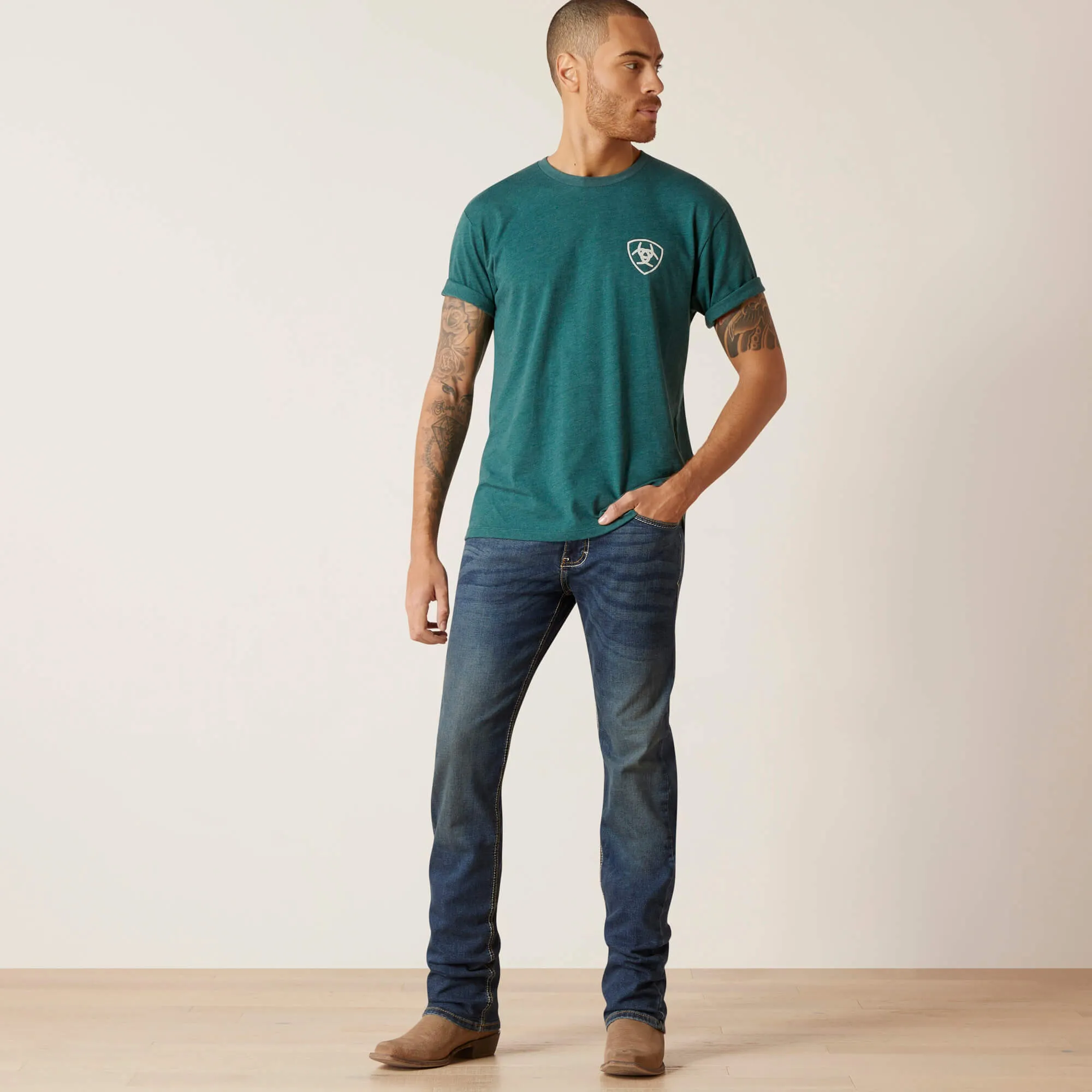 Ariat Men's Western Wheat Tee