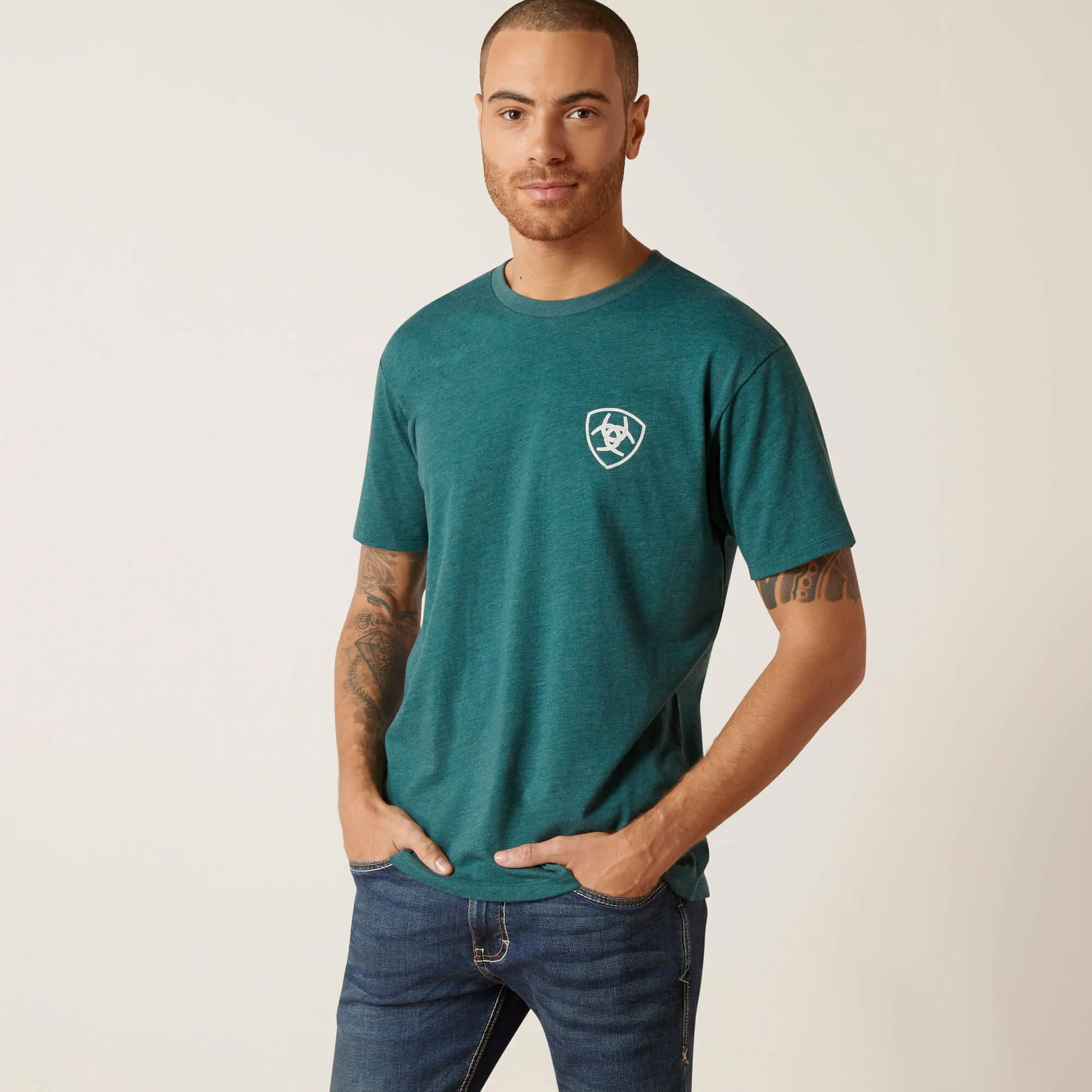 Ariat Men's Western Wheat Tee