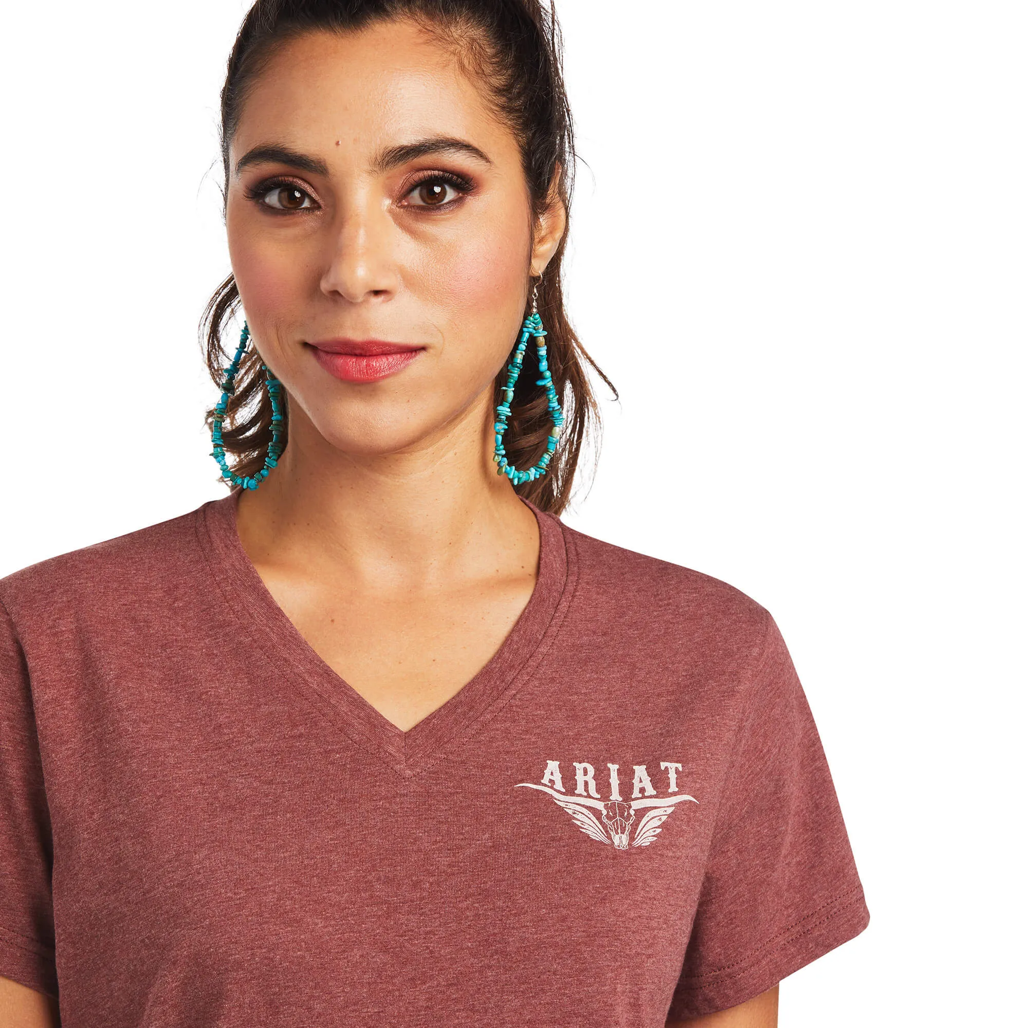 Ariat Women's REAL Relaxed Longhorn Tee