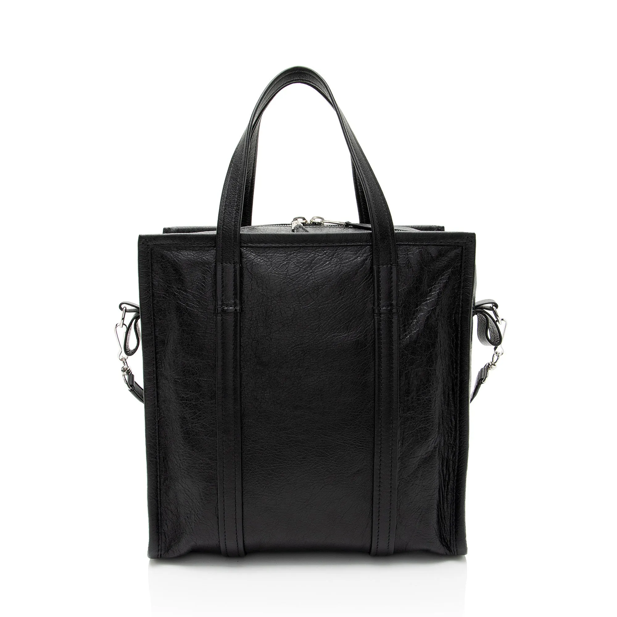 Balenciaga Agneau Bazar Small Shopper Tote (SHF-IckmAl)