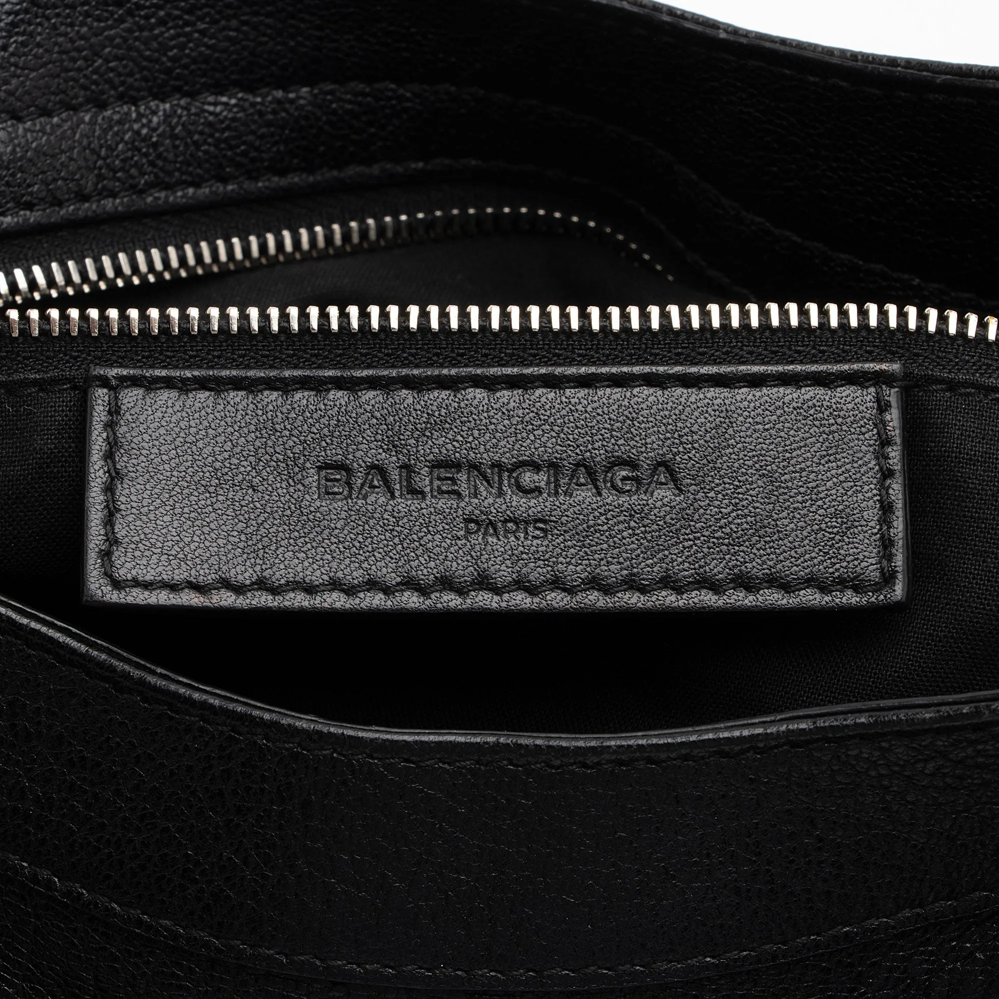 Balenciaga Chevre Metallic Edge Velo Satchel (SHF-dBQnvy)