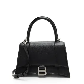 Balenciaga Grained Calfskin Hourglass Small Top Handle (SHF-O1sHR7)