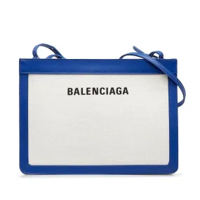 Balenciaga Navy Pochette S Crossbody (SHG-fd1rJw)