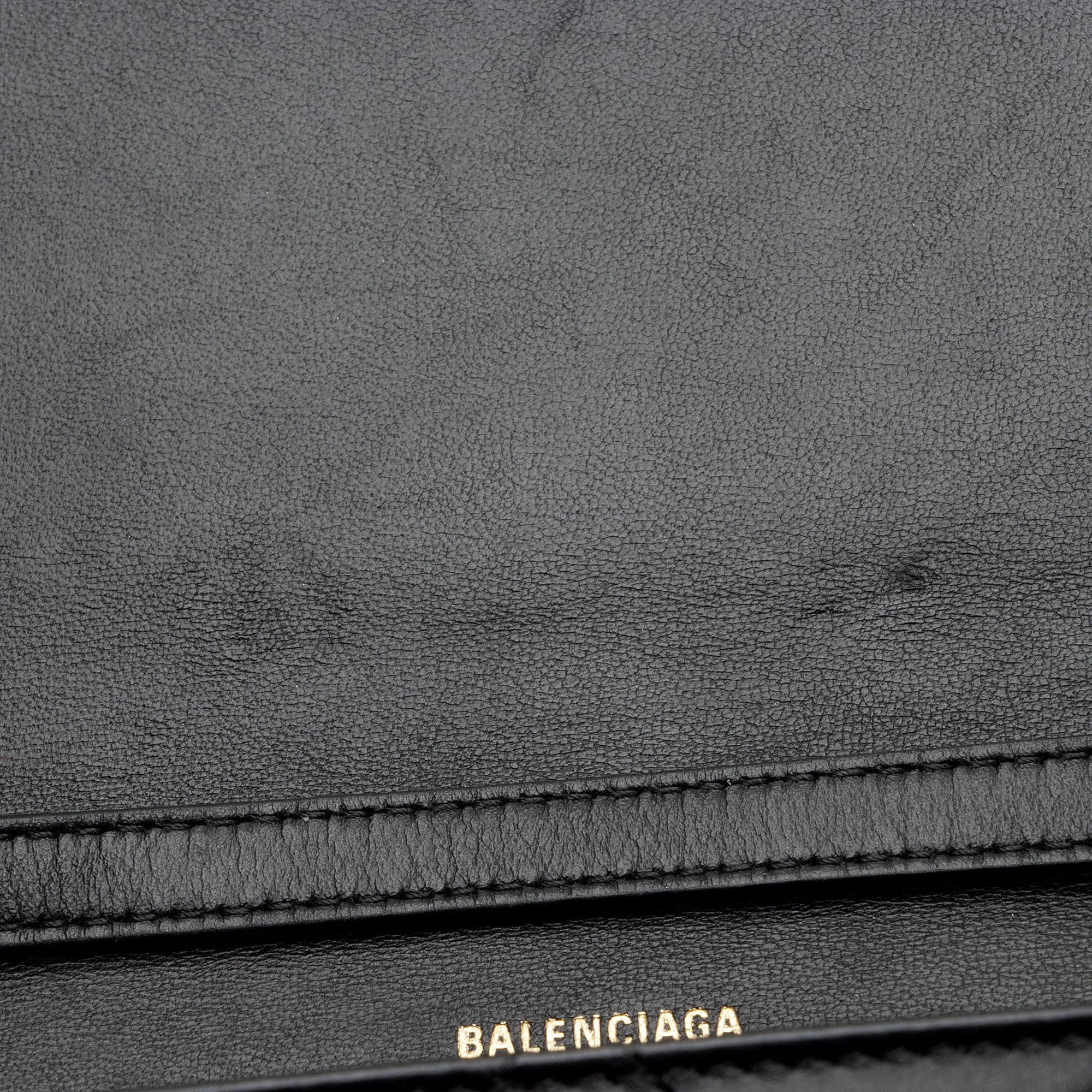 Balenciaga Quilted Calfskin B Phone Holder Crossbody (SHF-wF8OTg)