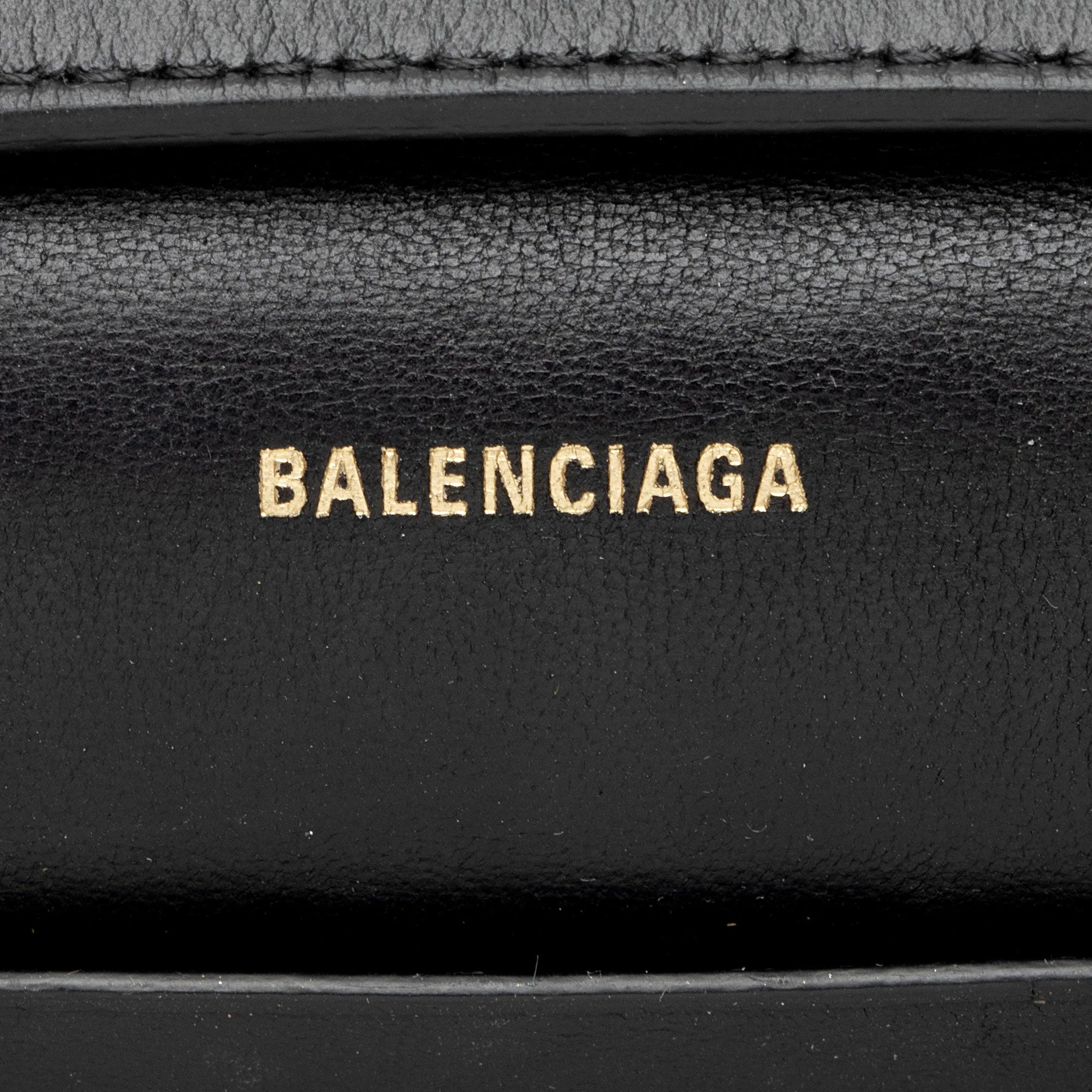 Balenciaga Quilted Calfskin B Phone Holder Crossbody (SHF-wF8OTg)