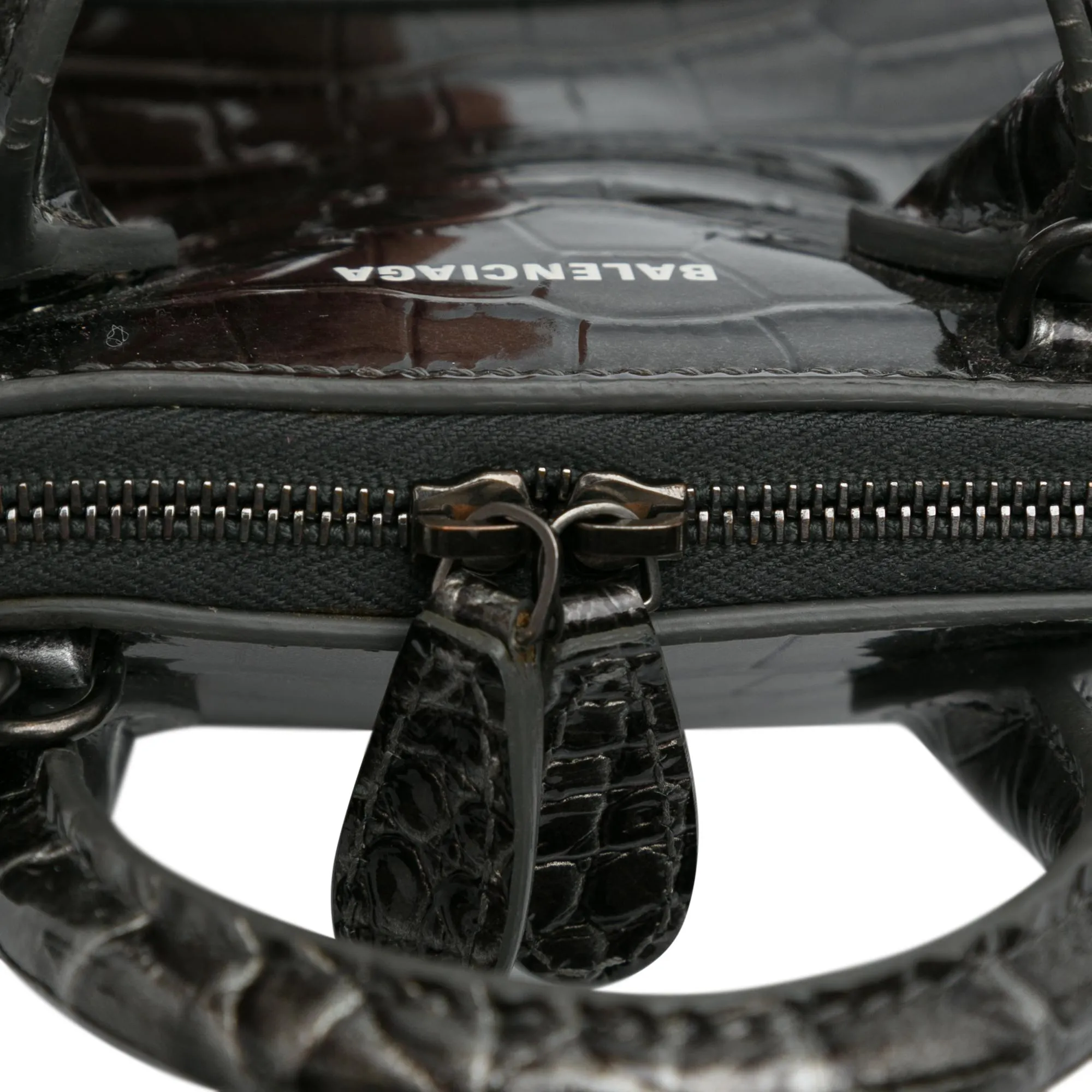 Balenciaga XS Embossed Ville Satchel (SHG-2HcrjE)