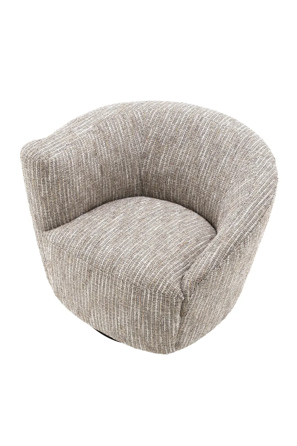 Beige Asymmetrical Swivel Chair | Eichholtz Colin