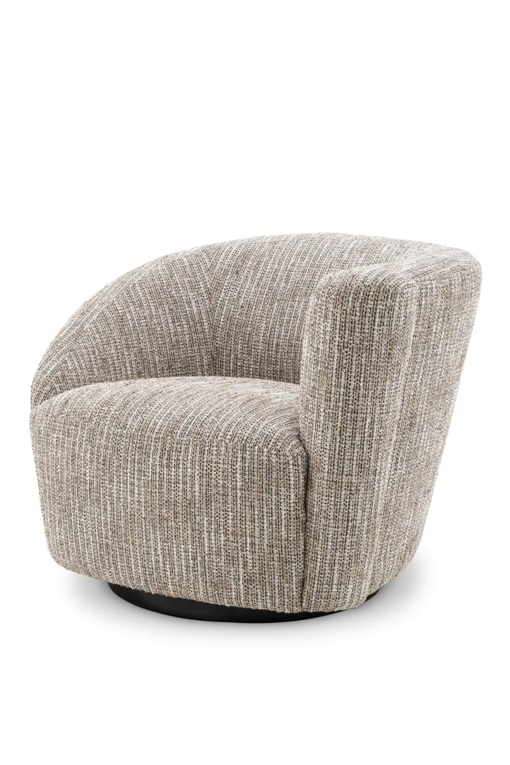 Beige Asymmetrical Swivel Chair | Eichholtz Colin