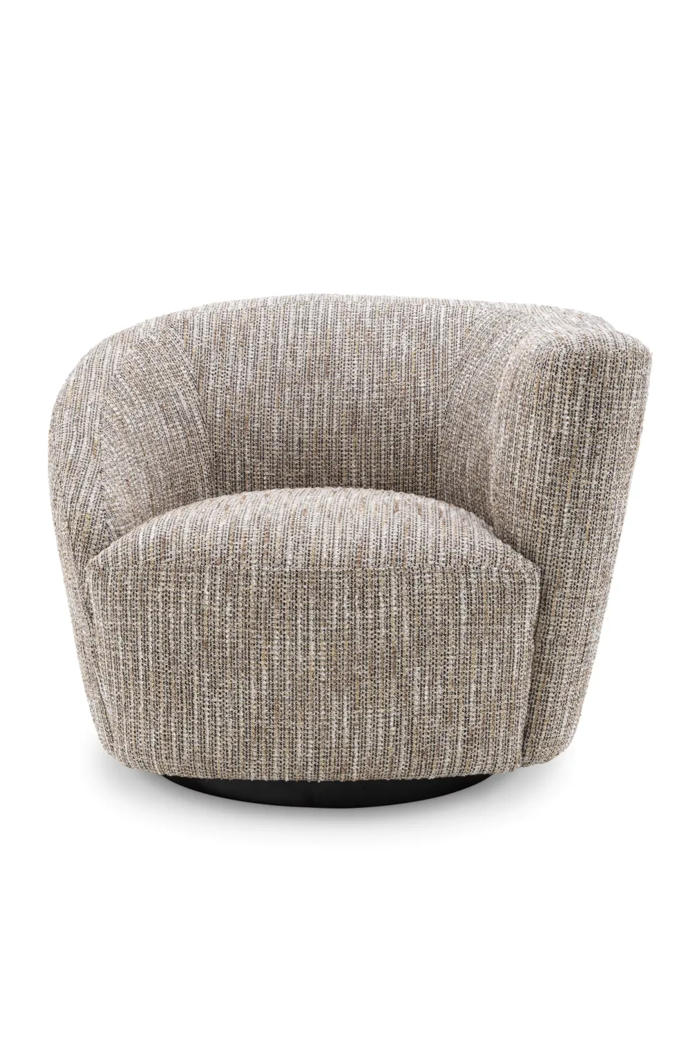 Beige Asymmetrical Swivel Chair | Eichholtz Colin