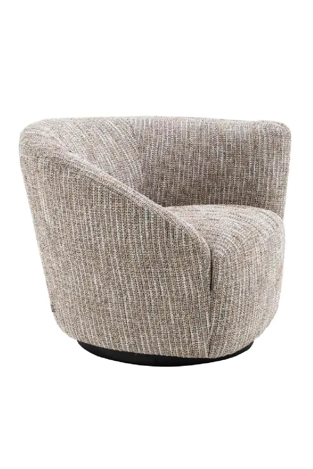 Beige Asymmetrical Swivel Chair | Eichholtz Colin