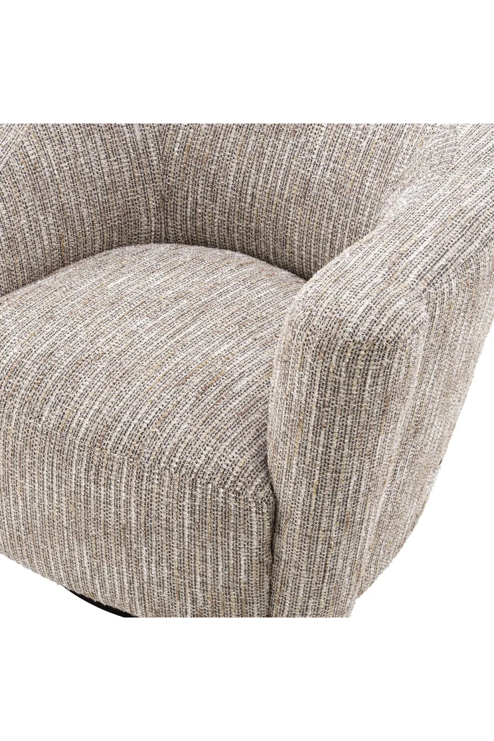 Beige Asymmetrical Swivel Chair | Eichholtz Colin