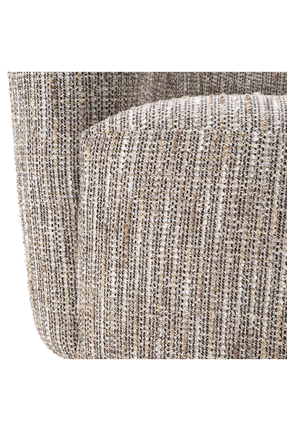 Beige Asymmetrical Swivel Chair | Eichholtz Colin