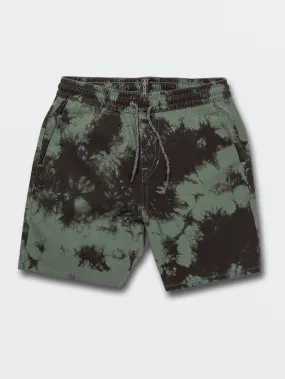 Big Boys Frickin Mix Elastic Waist Shorts - Dark Forest