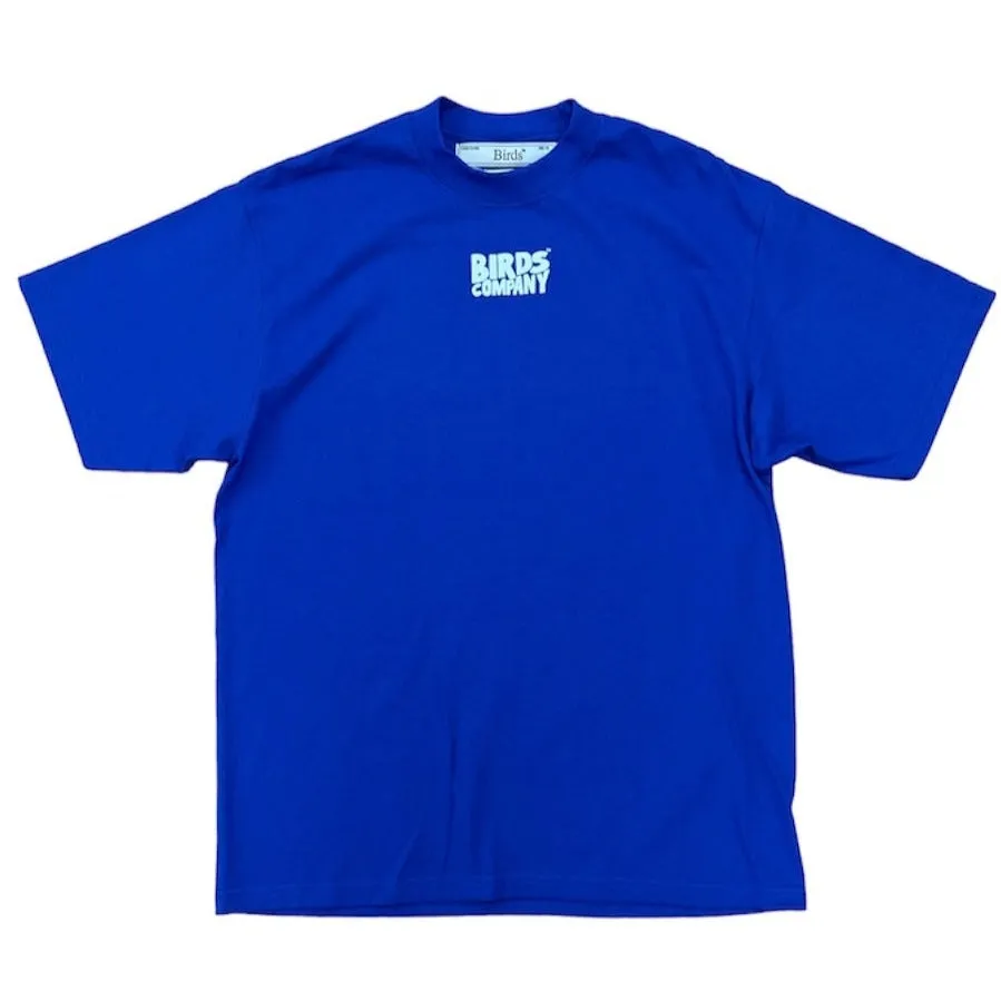 Birds "High Lows" Premium Royal Blue Oversized S/S T-Shirt