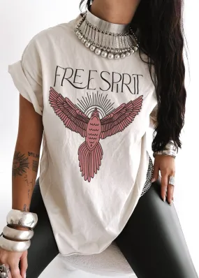 BOHEMIAN SPIRIT SIDE SLIT TEE