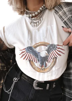 BORN FREE EAGLE SIDE SLIT TEE