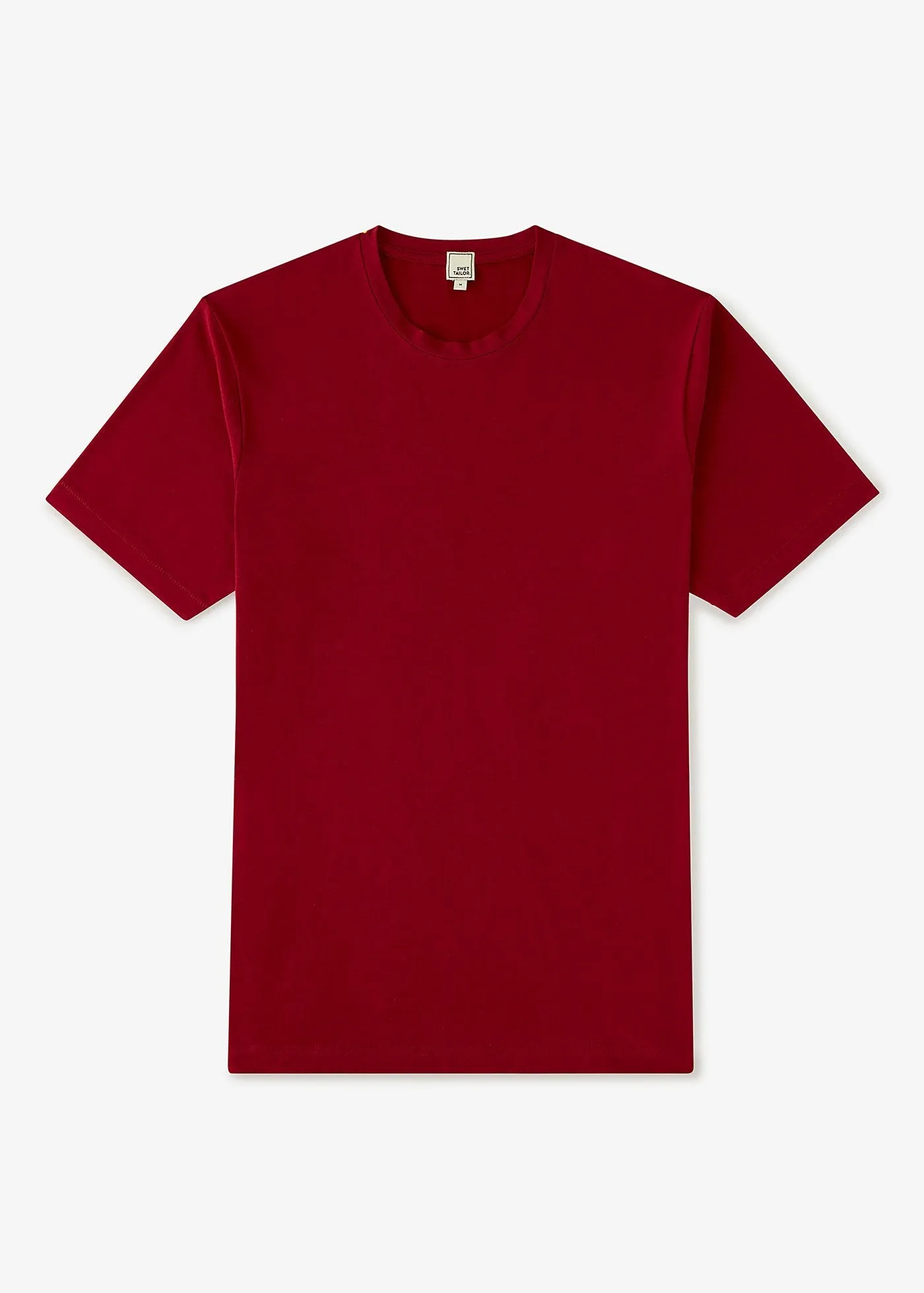 Cotton Stretch T-Shirt | Claret