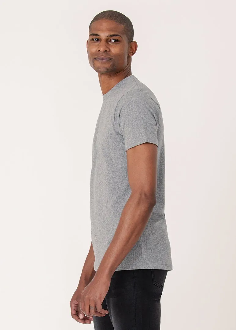 Cotton Stretch T-Shirt | Heather Charcoal