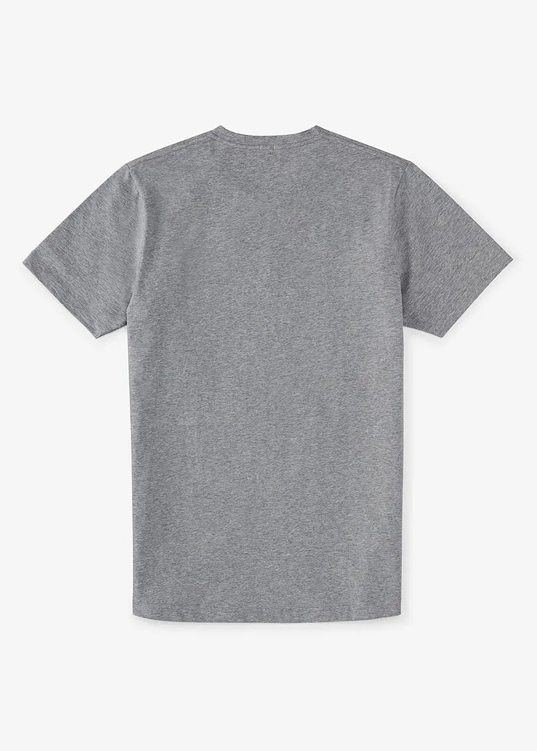 Cotton Stretch T-Shirt | Heather Charcoal