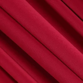 FabricLA Rayon Jersey Spandex - 4 Way Stretch Fabric Rayon Spandex| 240GSM 60 inches Wide | Red