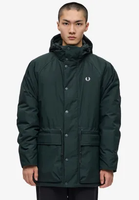 Fred Perry - Padded Zip Through Night Green - Jacket