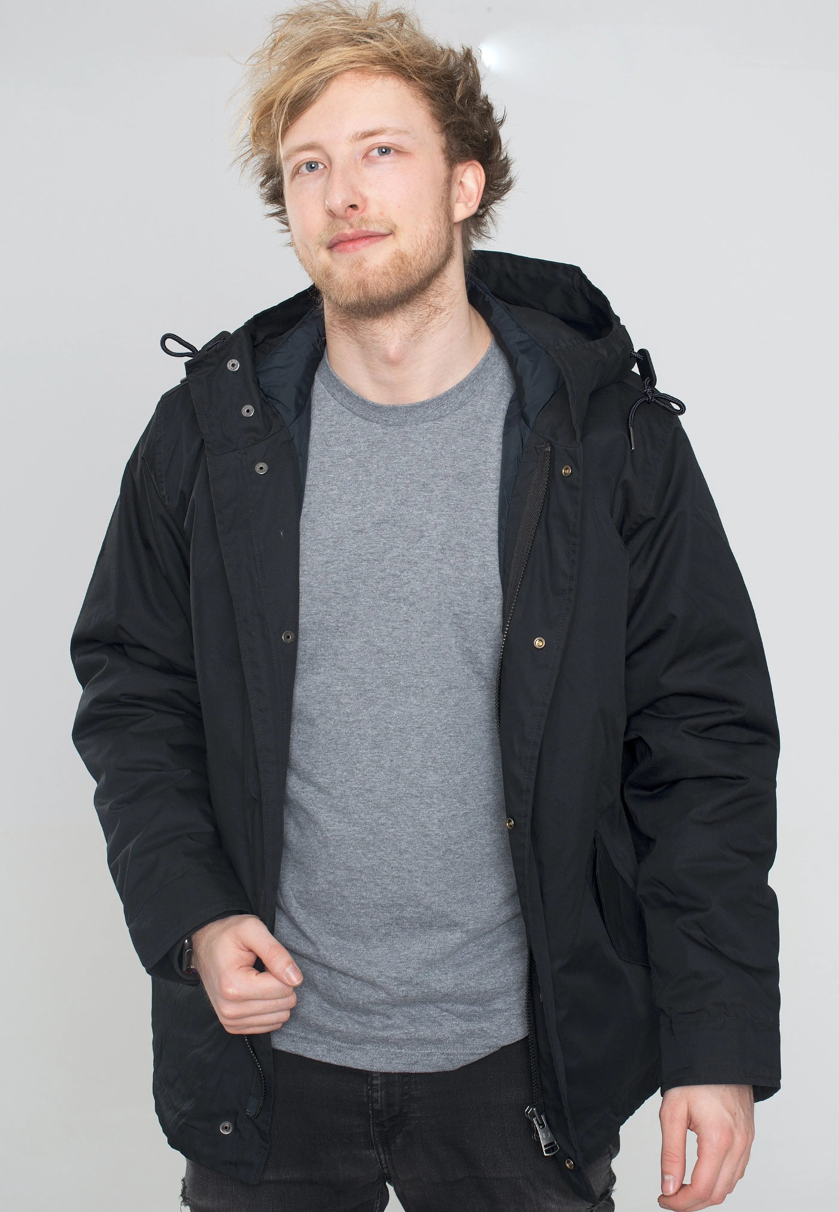 Fred Perry - Short Padded Black - Jacket