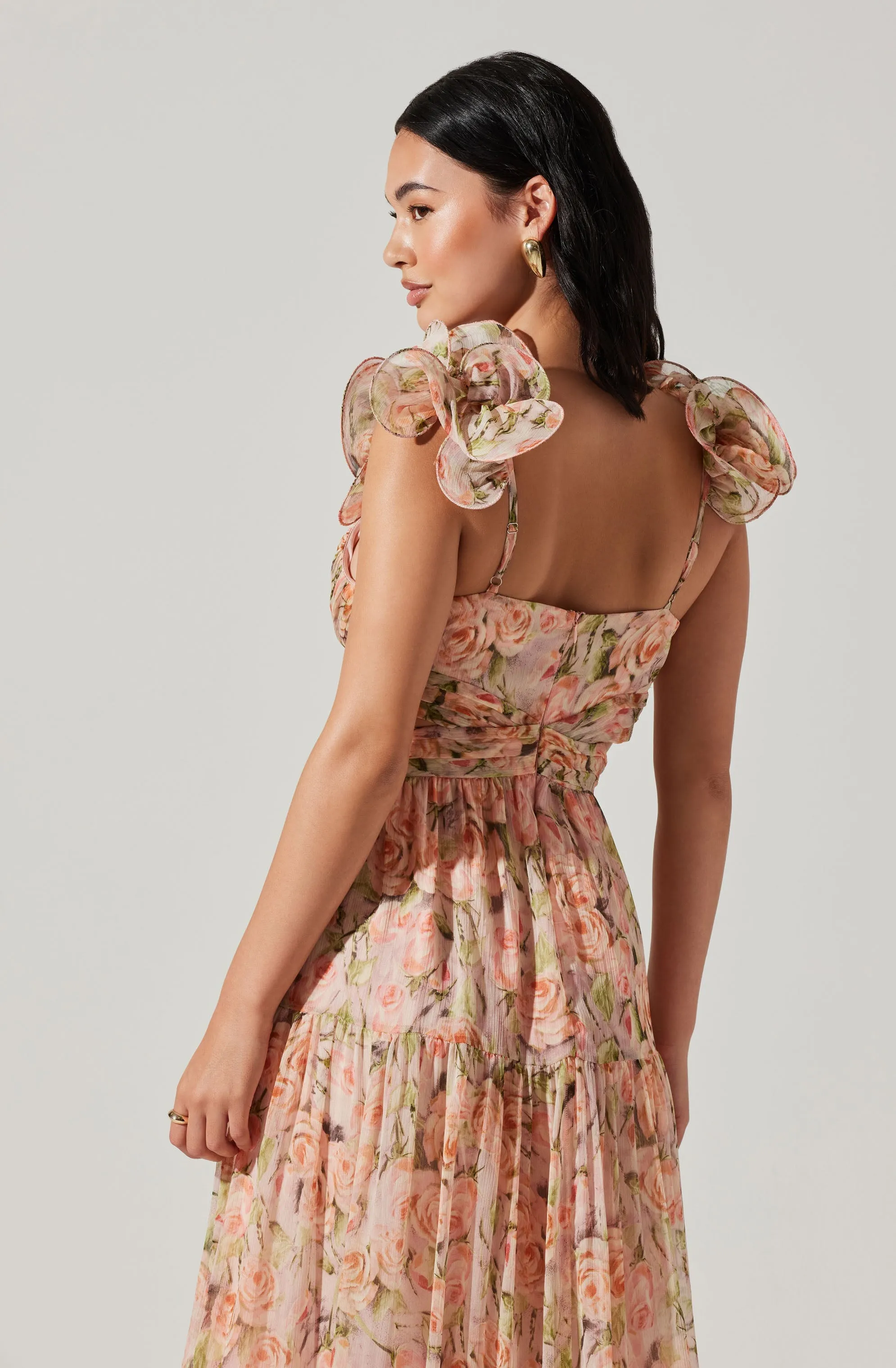 Fritillaria Floral Maxi Dress