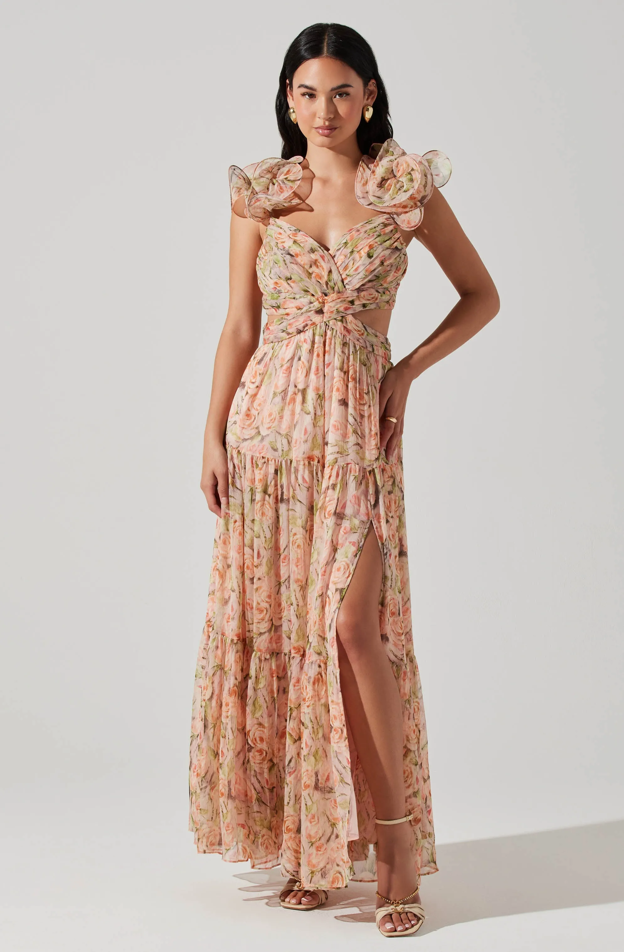 Fritillaria Floral Maxi Dress