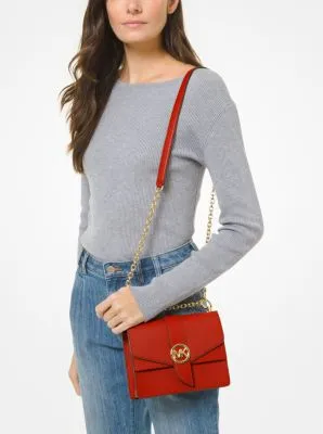 Greenwich Small Saffiano Leather Crossbody Bag