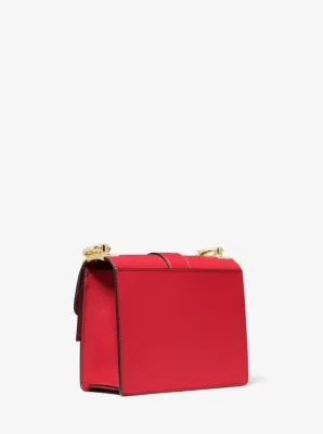 Greenwich Small Saffiano Leather Crossbody Bag