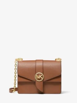 Greenwich Small Saffiano Leather Crossbody Bag