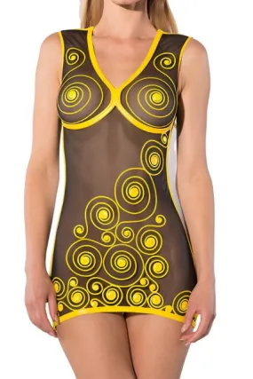 Guilty Pleasure Yellow Datex Dress