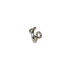 Initital Ear Cuff - Silver