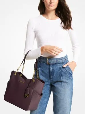 Jet Set Large Saffiano Leather Shoulder Bag | 55467