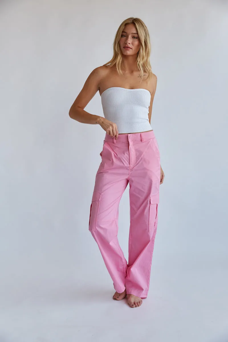 Keely Wide Leg Cargo Pants