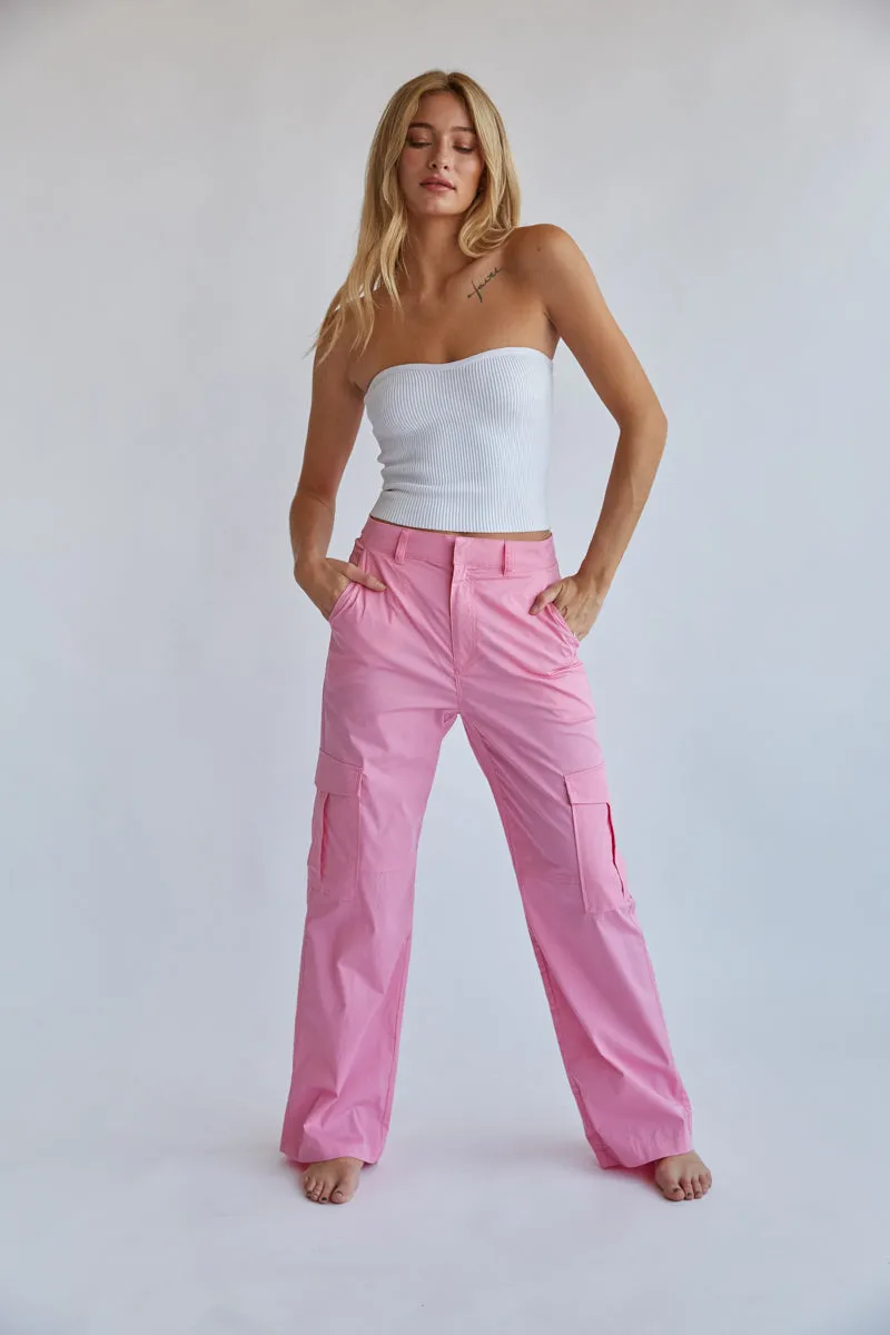 Keely Wide Leg Cargo Pants