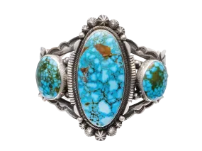 Kingman Turquoise Cuff | Aaron Toadlena