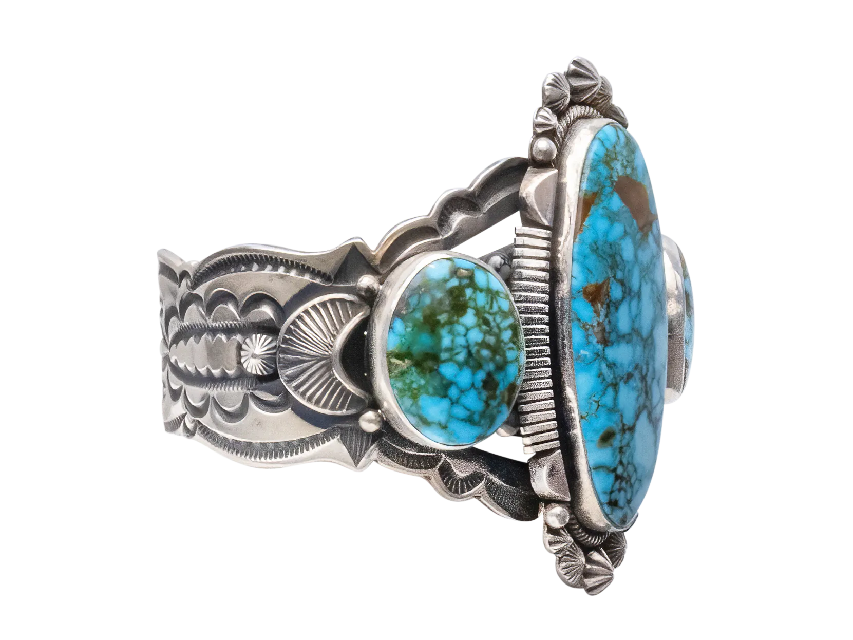 Kingman Turquoise Cuff | Aaron Toadlena