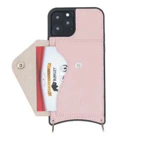 Lara iPhone 11 Pro Crossbody Wallet Case, Nude Pink