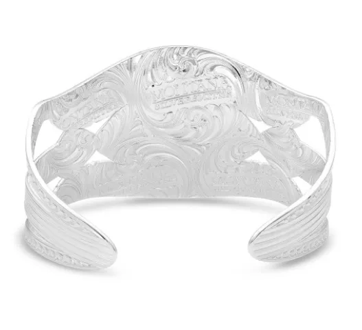 Montana Silversmith Courage & Strength Feather Cuff Bracelet